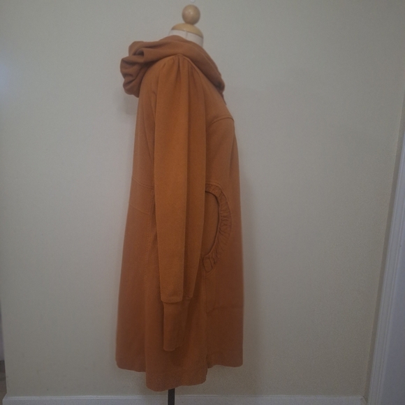 Color Me Cotton. Zip Front Long Hoodie Size M - Picture 7 of 12